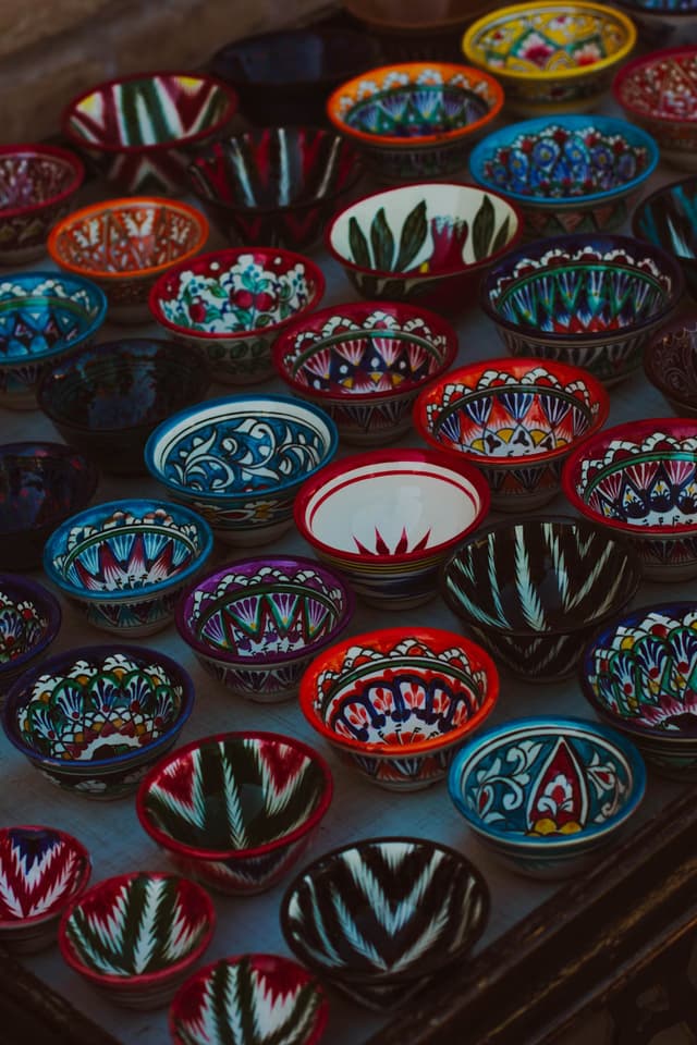 Colorful bowls