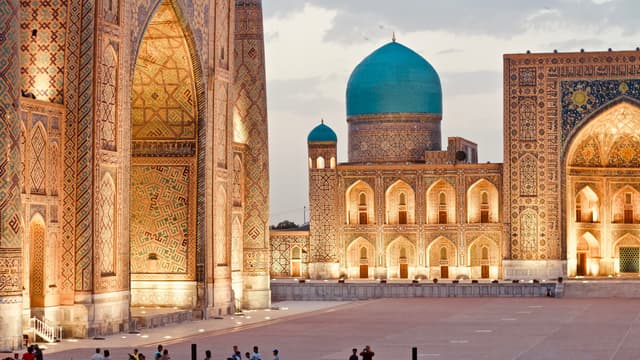 Ornate building in Samarkand