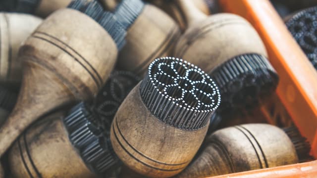 Traditional bread stamp