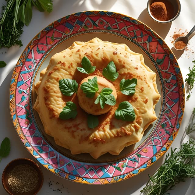 Round samsa