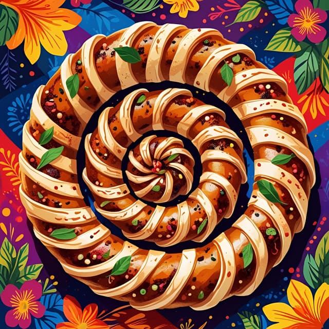 Spiral pastry