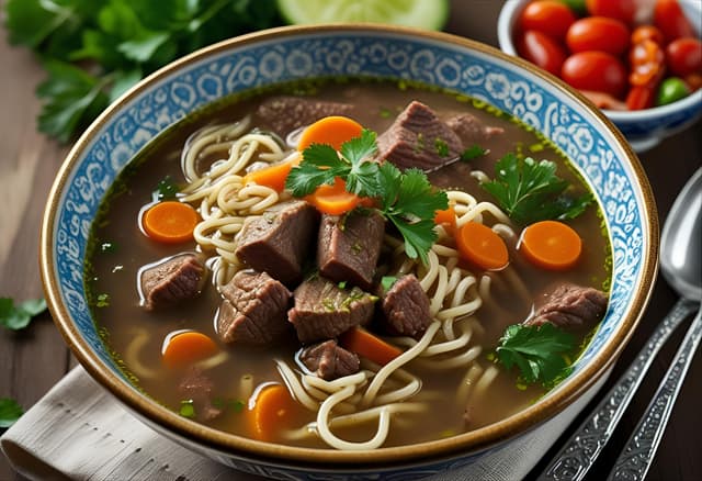 Hot bowl of lagman