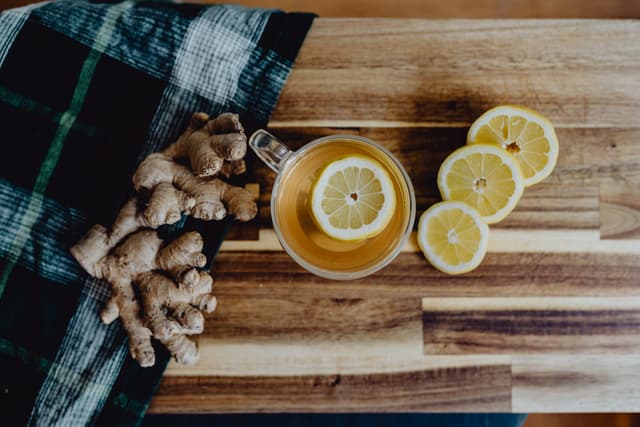 Lemon ginger tea
